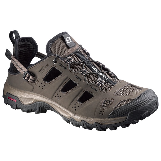 Salomon Israel EVASION CABRIO - Mens Water Shoe - Brown Black (TBOU-43692)